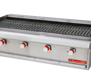 ASADOR A GAS 4 QUEMADOR ABIERTO PIEDRA REFRACTARIA MODELO ACV-4