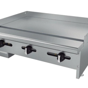 PLANCHA DE 36" LISA A GAS CON PLACA DE 5/8" MODELO AEMG-36